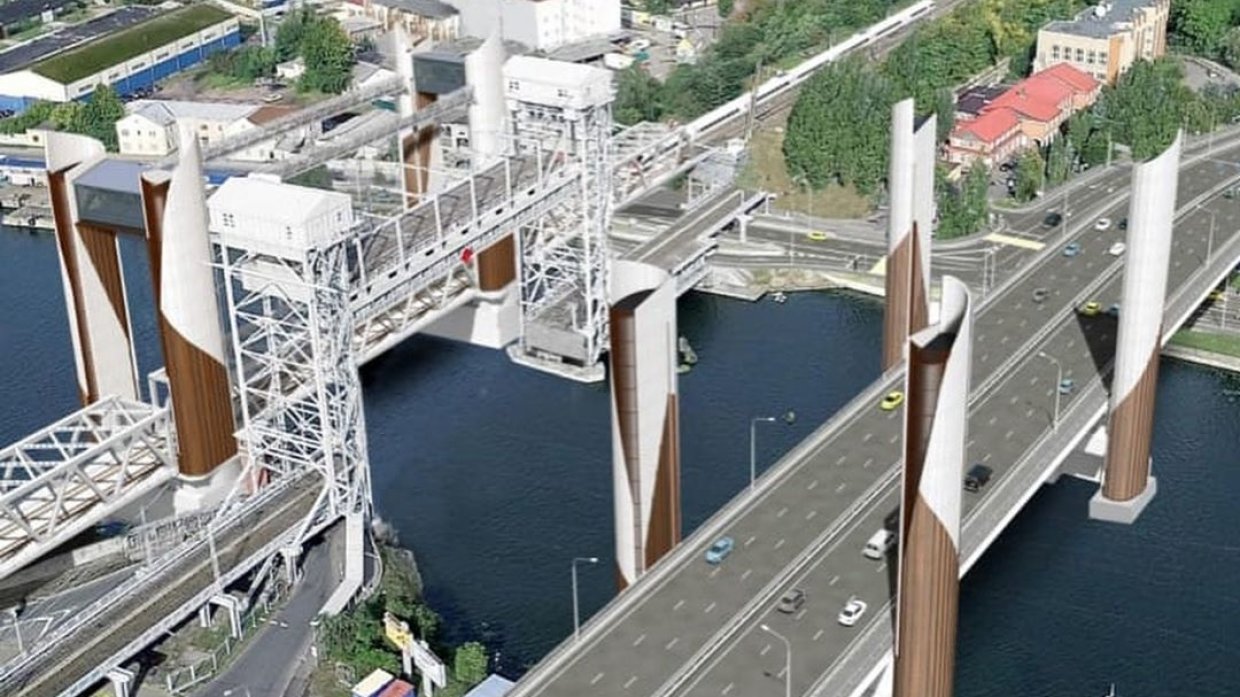 Глава Калининградской области опубликовал эскиз нового моста через Преголю