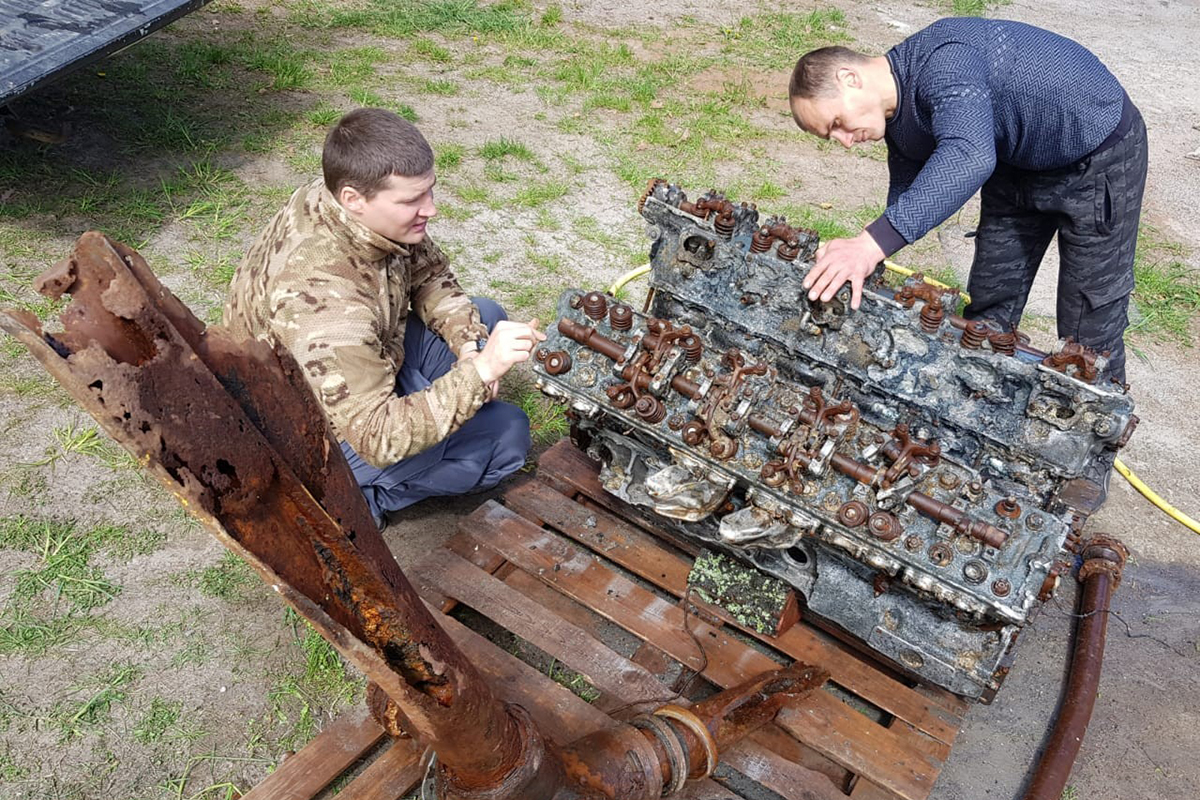Под Калининградом на морском дне обнаружили фрагменты самолёта времён войны