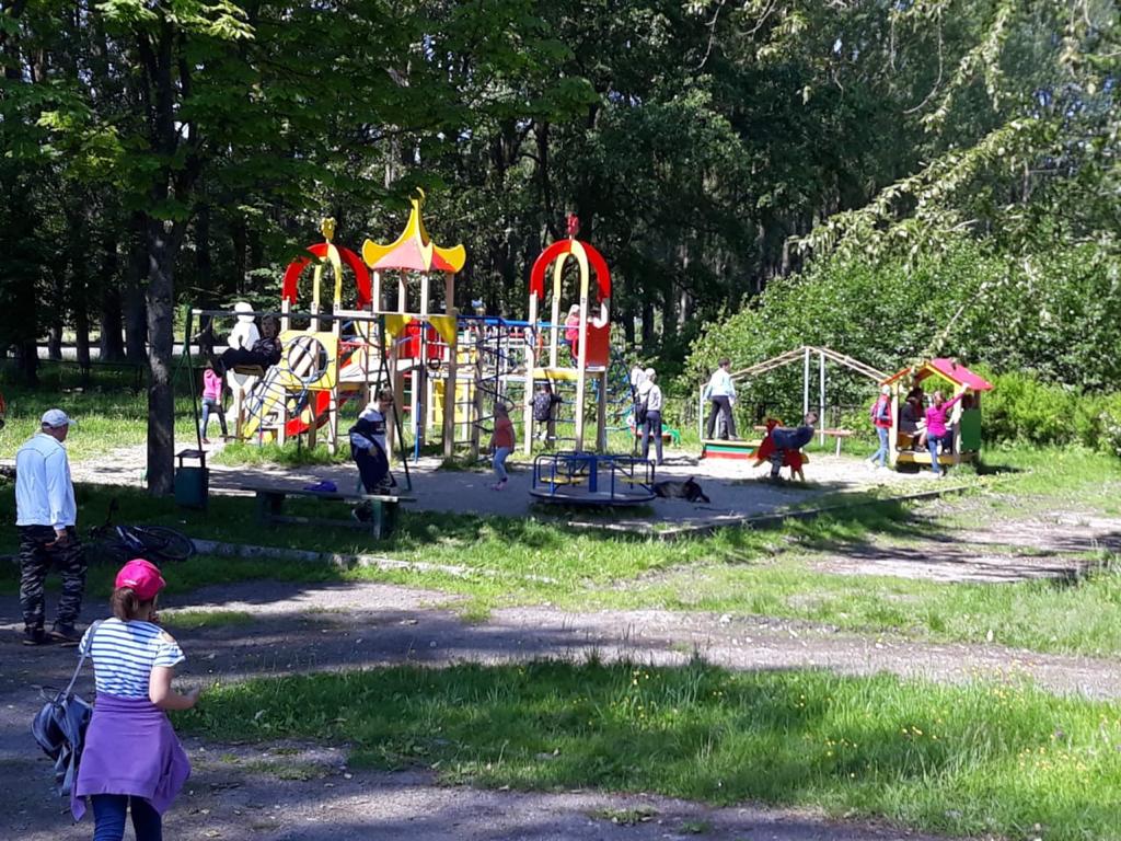 В Калининградской области автостоянку возведут на месте детской площадки