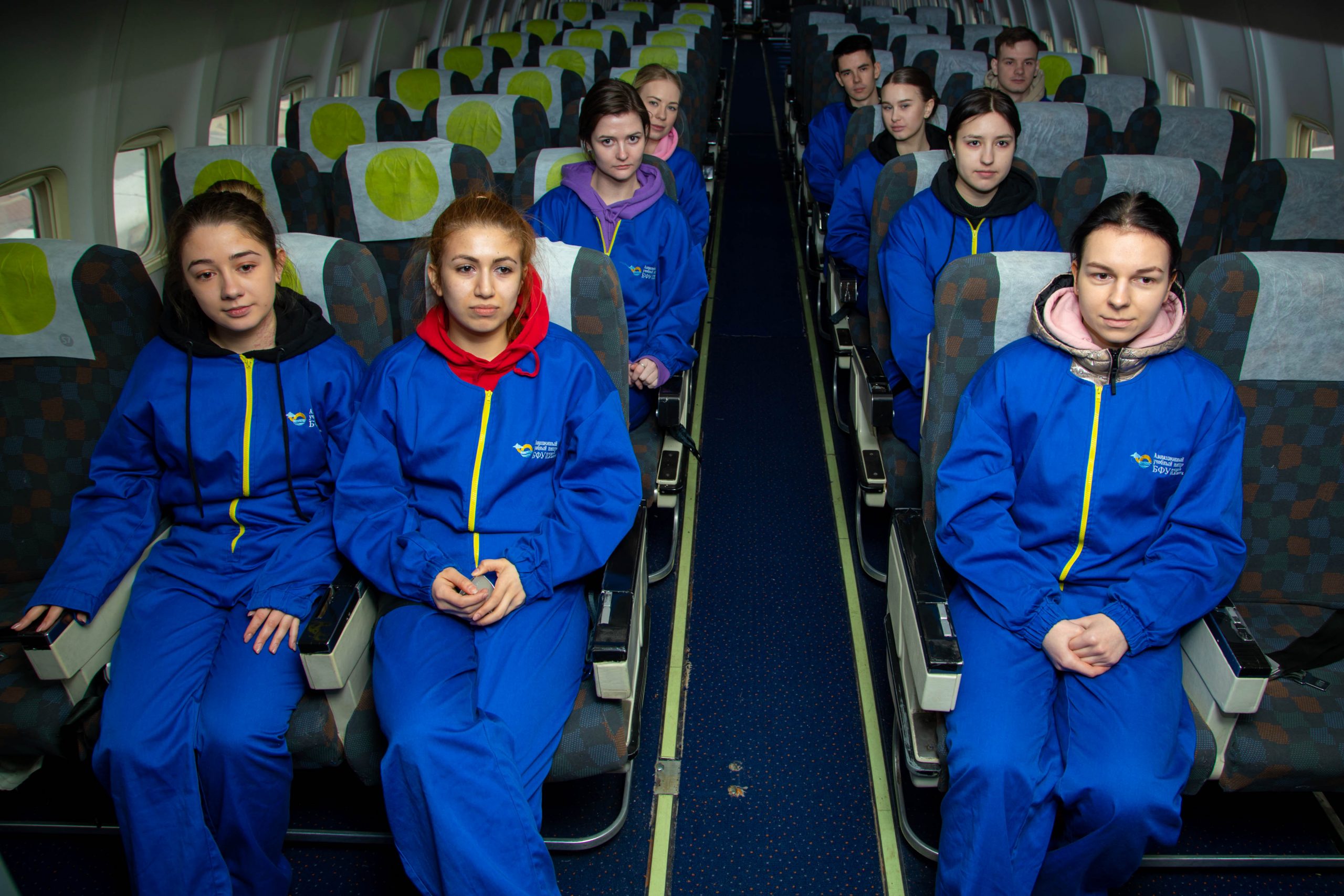 В Калининграде прошли тренировки будущих бортпроводников