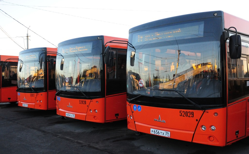 4, 7 и 9 мая автобусы и троллейбусы пойдут в объезд центра Калининграда