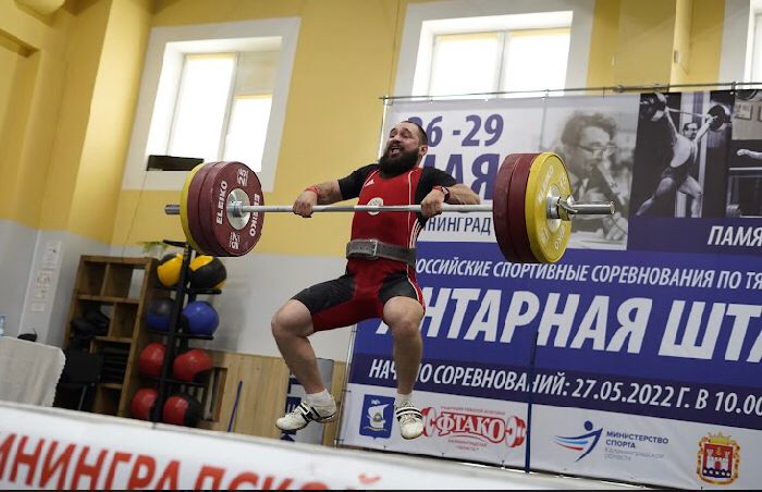 В Калининграде в  22 раз подвели итоги всероссийских спортивных соревнований «Янтарная штанга»