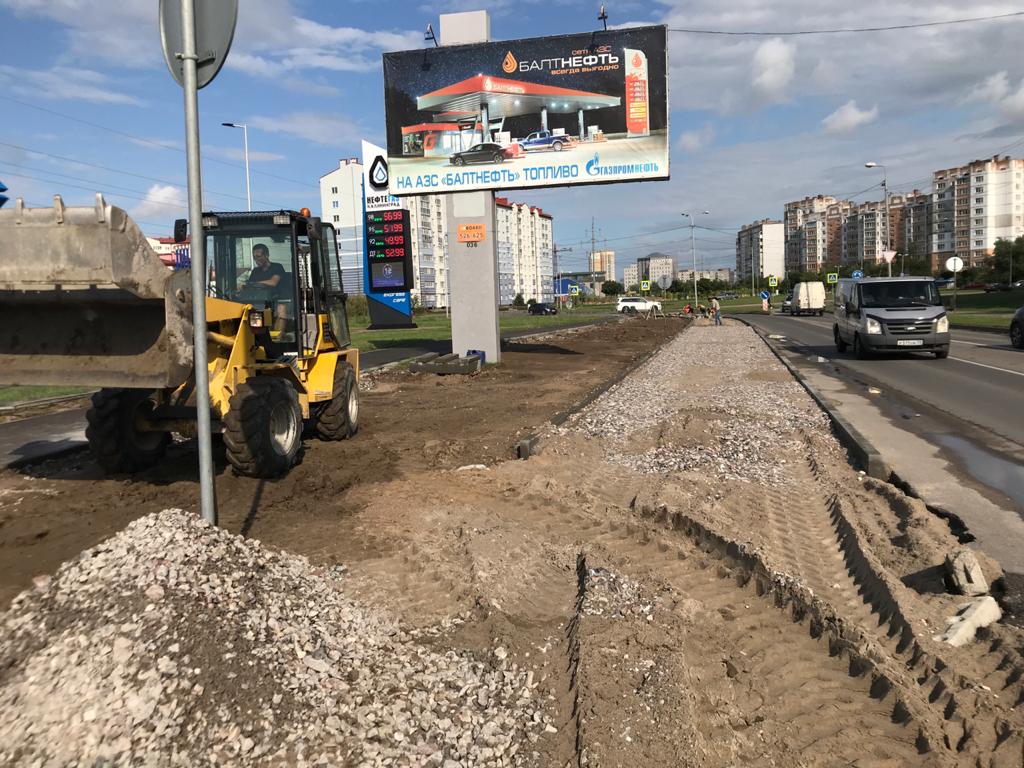 По всему Калининграду идут ремонтные работы