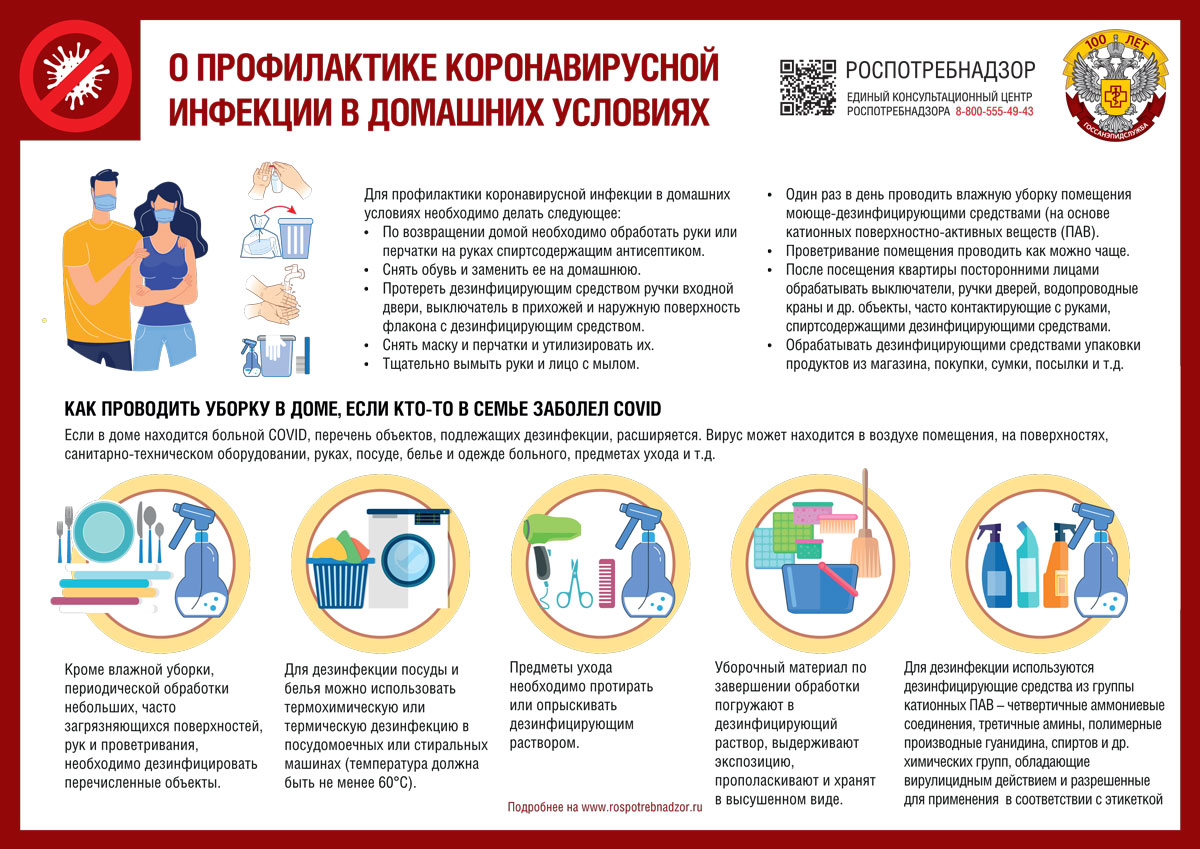 Роспотребнадзор в Калининграде рассказал о профилактике коронавирусной инфекции дома
