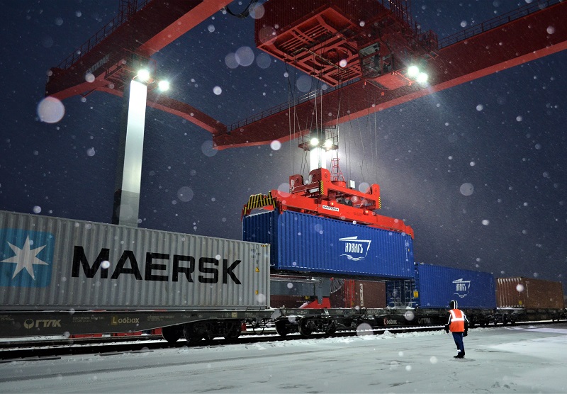 ТЛЦ «Восток – Запад» в Черняховске принял первый контейнерный поезд с импортными грузами из Китая