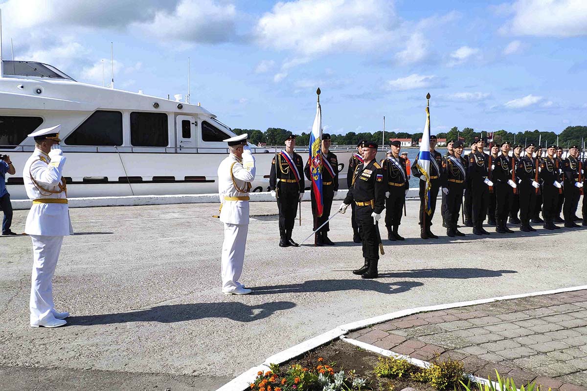 В Калининградской области прошла генеральная репетиция военно–морского парада и военно-спортивного праздника, посвященных Дню ВМФ