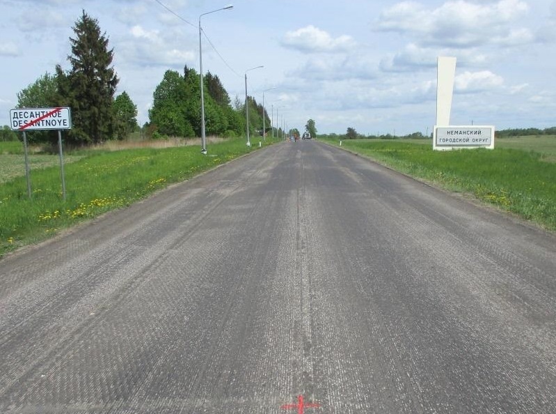 Окончание ремонта приграничного участка трассы А-216 в Калининградской области предстоит ждать до ноября