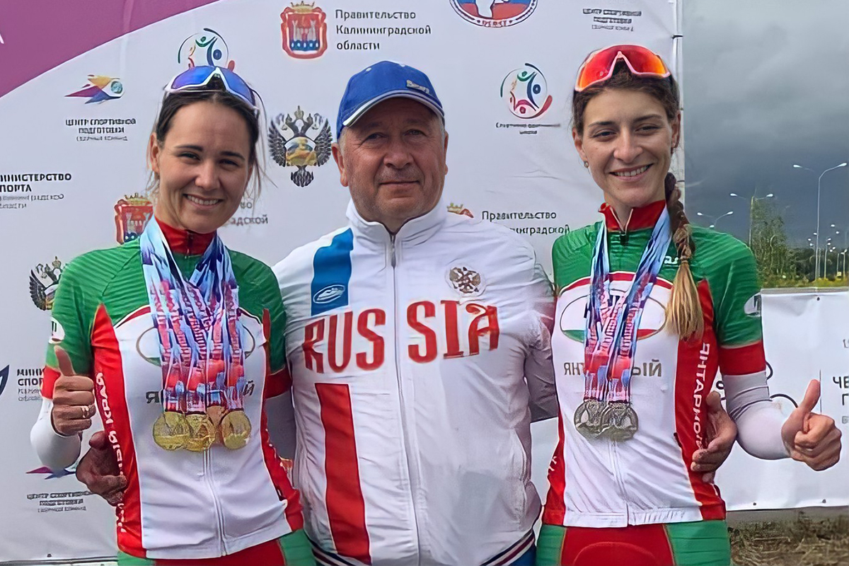 Велосипедистки из Калининграда завоевали шесть наград чемпионата России среди глухих