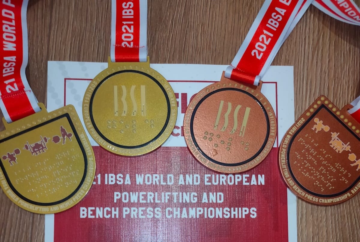 Калининградка завоевала четыре медали чемпионатов Европы и мира по адаптивному пауэрлифтингу