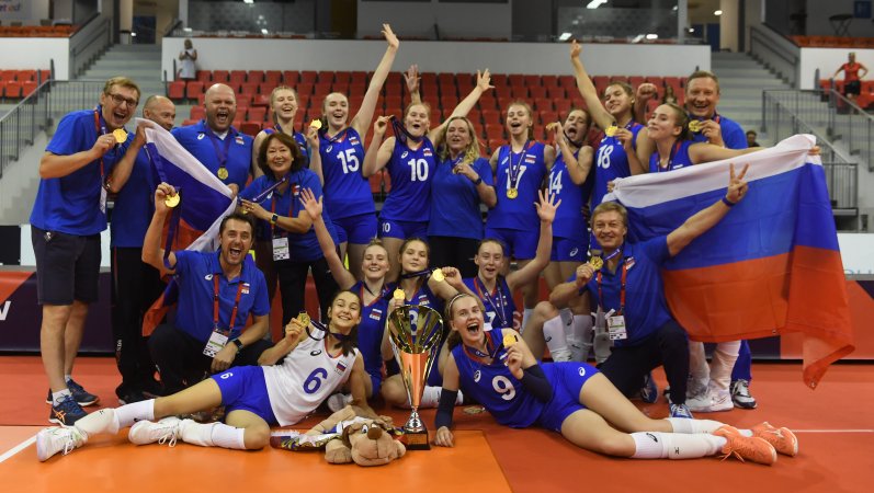 Четыре волейболистки молодёжной команды «Локомотива» помогли сборной России стать победительницами первенства Европы U16