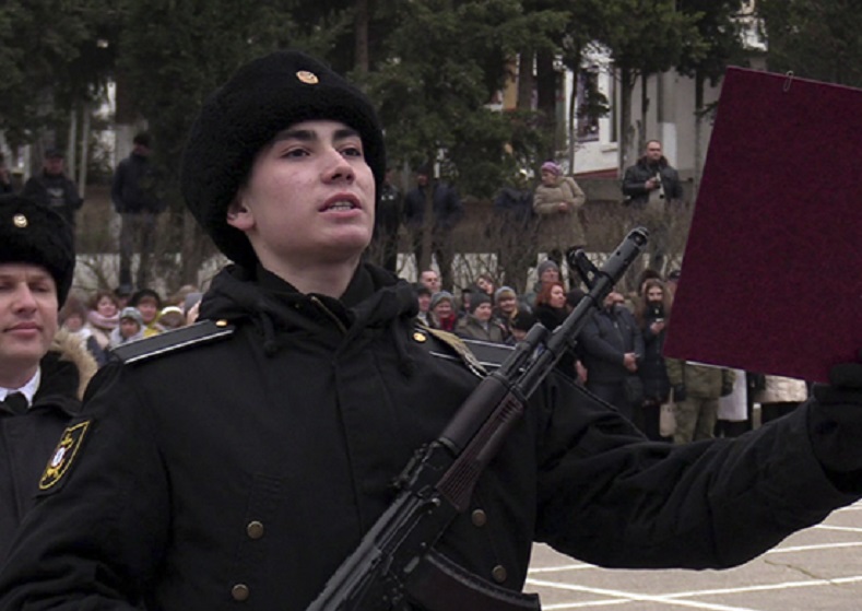 В Калининградской области состоялось торжественное принятие Военной присяги молодым пополнением мотострелкового полка Балфлота