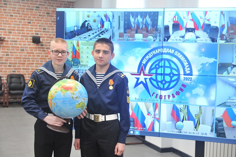 Нахимовцы филиала НВМУ в Калининграде прошли отборочный тур олимпиады по географии
