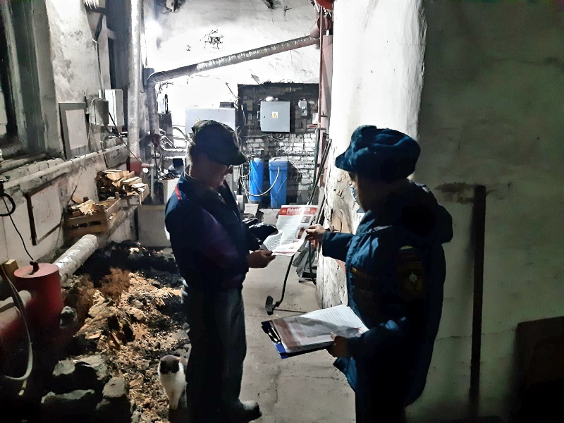 МЧС проверило противопожарное состояние котельных под Калининградом