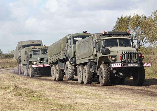 На всех полигонах в Калининградской области идёт подготовка военных водителей