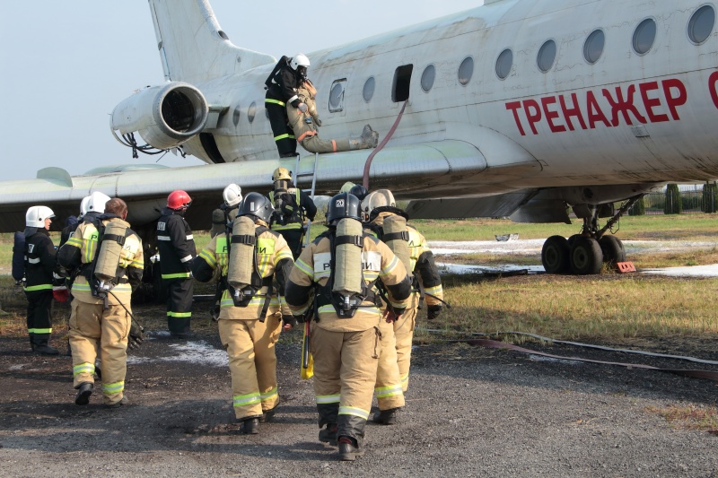 Понарошку: в аэропорту «Храброво» ликвидировали авиационное происшествие