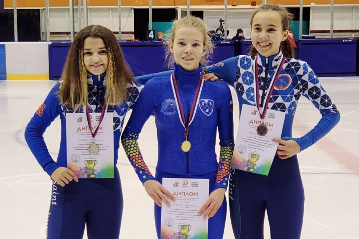 Конькобежцы из Калининграда завоевали восемь медалей Всероссийских соревнований