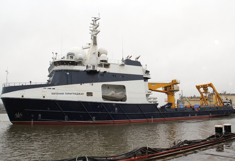 В Калининграде готовится к выходу на испытания Океанографическое исследовательское судно