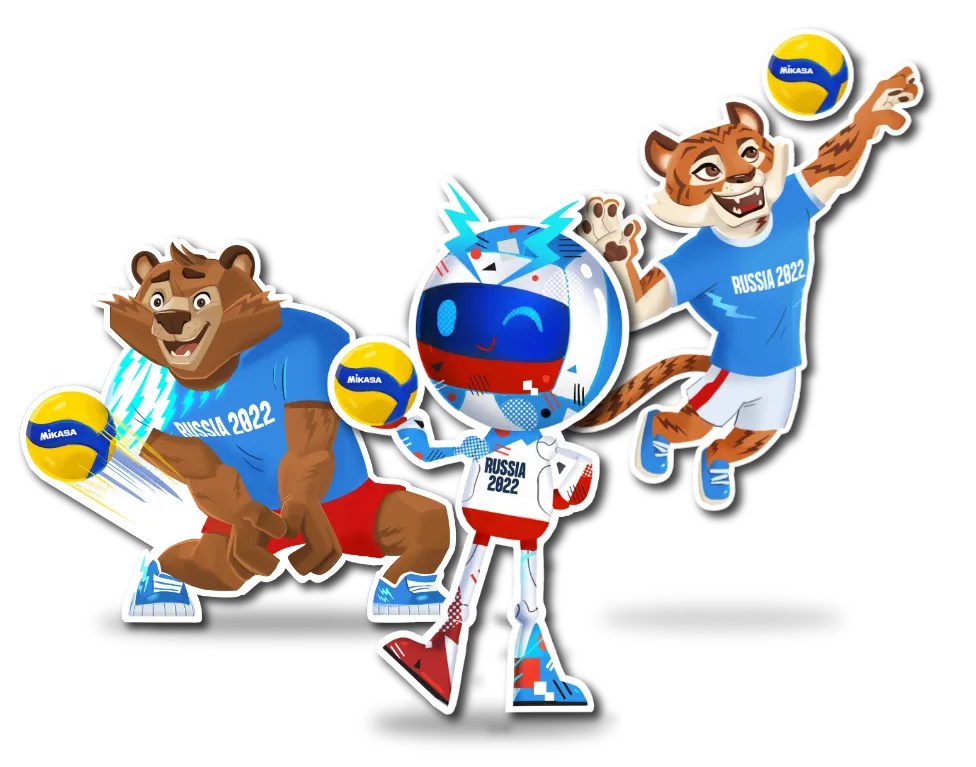 Началось голосование по выбору талисмана ЧМ по волейболу, который примет Калининград
