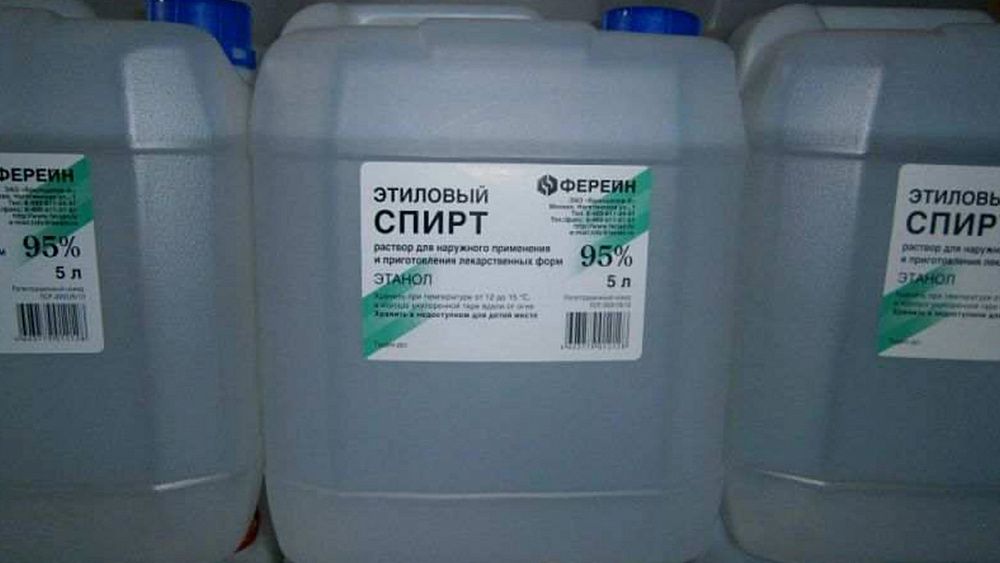 В Калининградской области у водителя изъяли 160 литров этилового спирта
