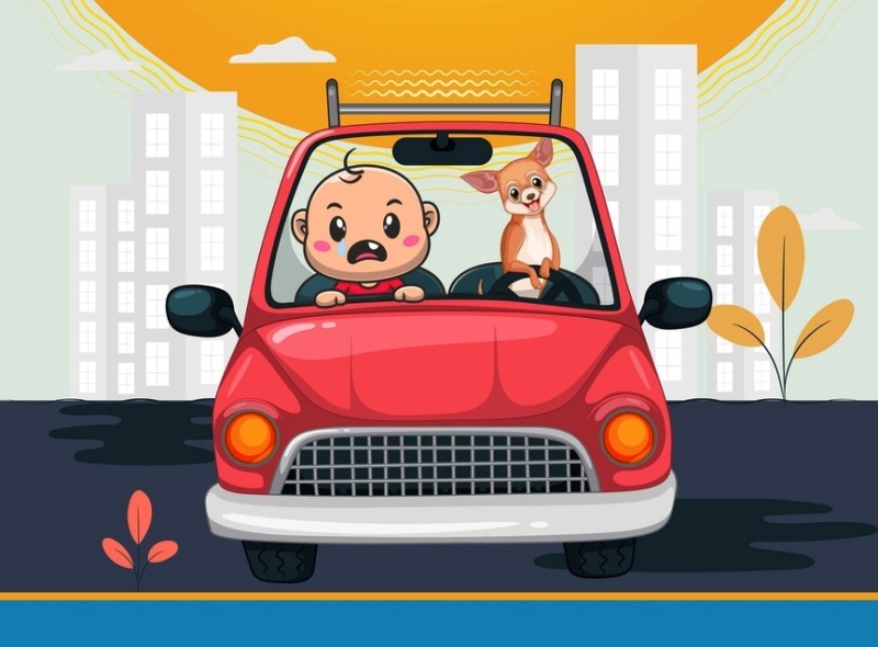 В Калининграде будет жарко: вниманию водителей с детьми и животными!