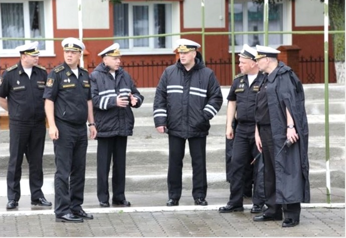 В главной военно-морской базе Балтийского флота прошла очередная репетиция Дня ВМФ