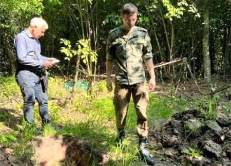 В Калининградской области военные следователи участвуют в раскопках в Черняховске