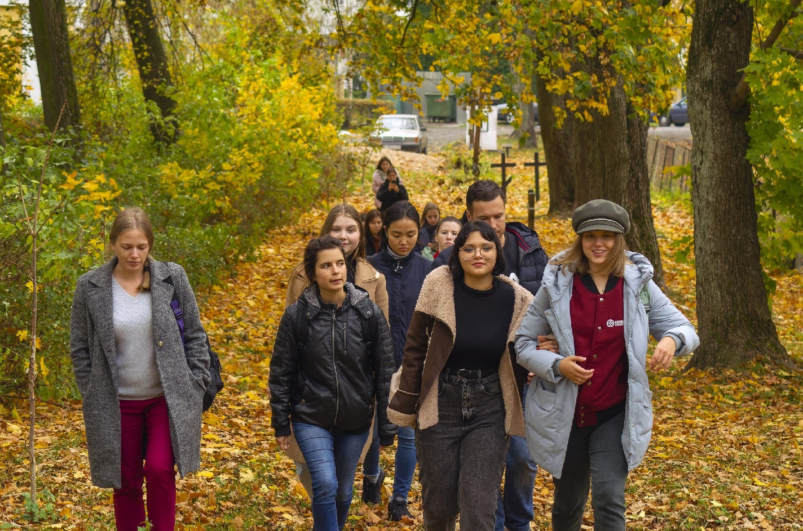 Калининградские студенты-волонтеры побывали на экскурсии в отдаленном городке региона