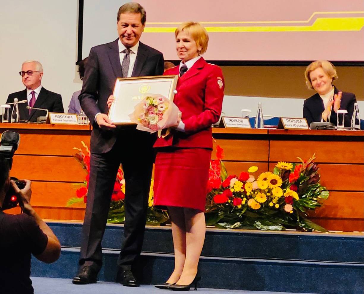 Руководитель Управления Роспотребнадзора по Калининградской области получила награду от Госдумы