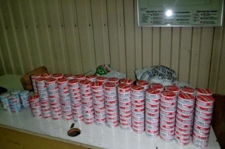 На ТП МАПП Мамоново изъято 295 банок жевательного табака из Швеции
