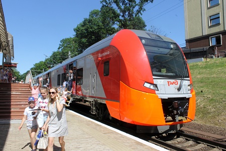 На 26, 27 и 28 августа на Светлогорском и Зеленоградском направлениях назначены дополнительные вечерние поезда