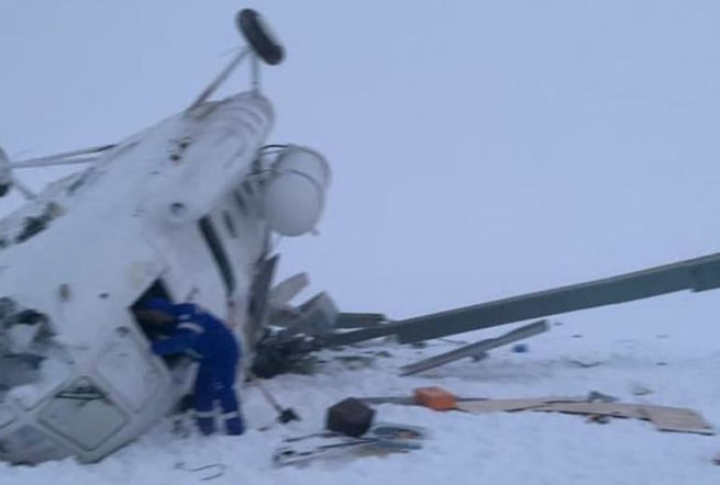 На Ямале разбился вертолет, принадлежажий авиакомпании из Калининграда