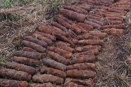 В Калининграде обнаружено 82 снаряда и 3 мины времён ВОВ