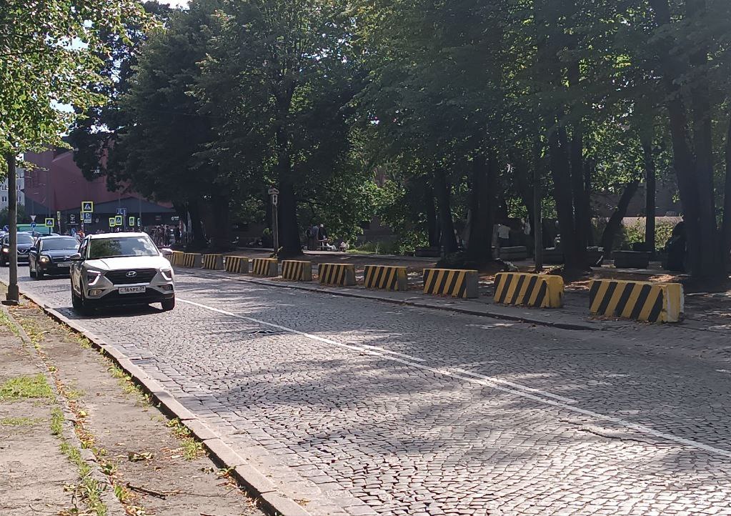 Сегодня в Калининграде по улице Пролетарской вводится двухстороннее движение