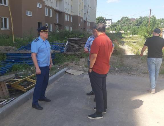 В Калининграде строительство жилых домов идет под контролем прокуратуры