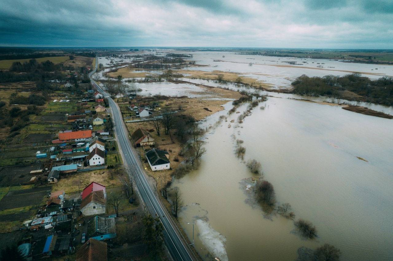 В Калининградской области мелиоративная система не справилась с паводками