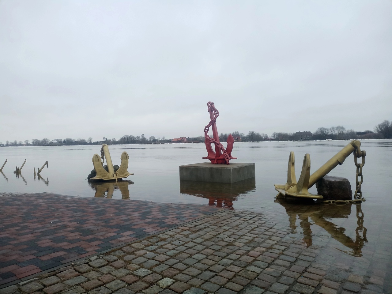 В Калининградской области существенно поднялся уровень воды в реках