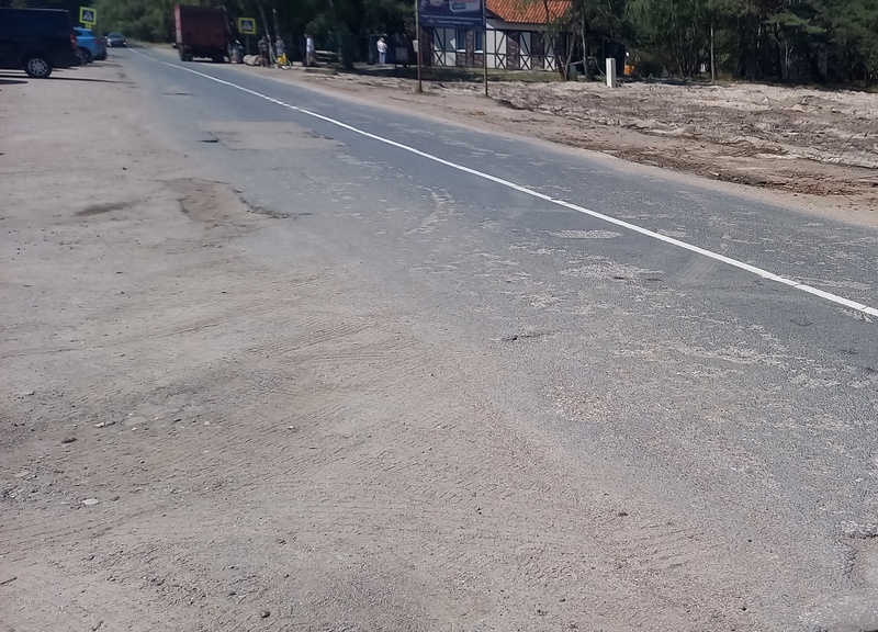 В Калининградской области начинается ремонт дороги в Национальном парке