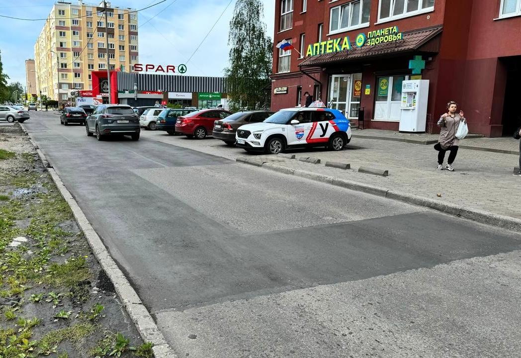В Калининграде прокуратура настояла  выполнить ремонт дороги на улицах Полевая и Аксакова