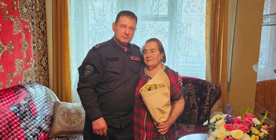 В Калининграде поздравили с юбилеем бабушку Героя России