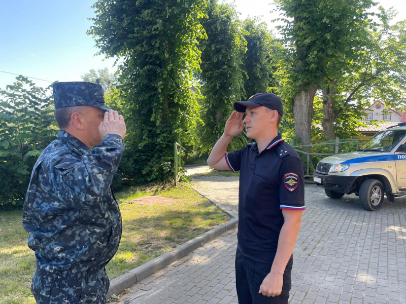 Начальник УМВД России по Калининградской области побывал с инспекцией в поселке Янтарный