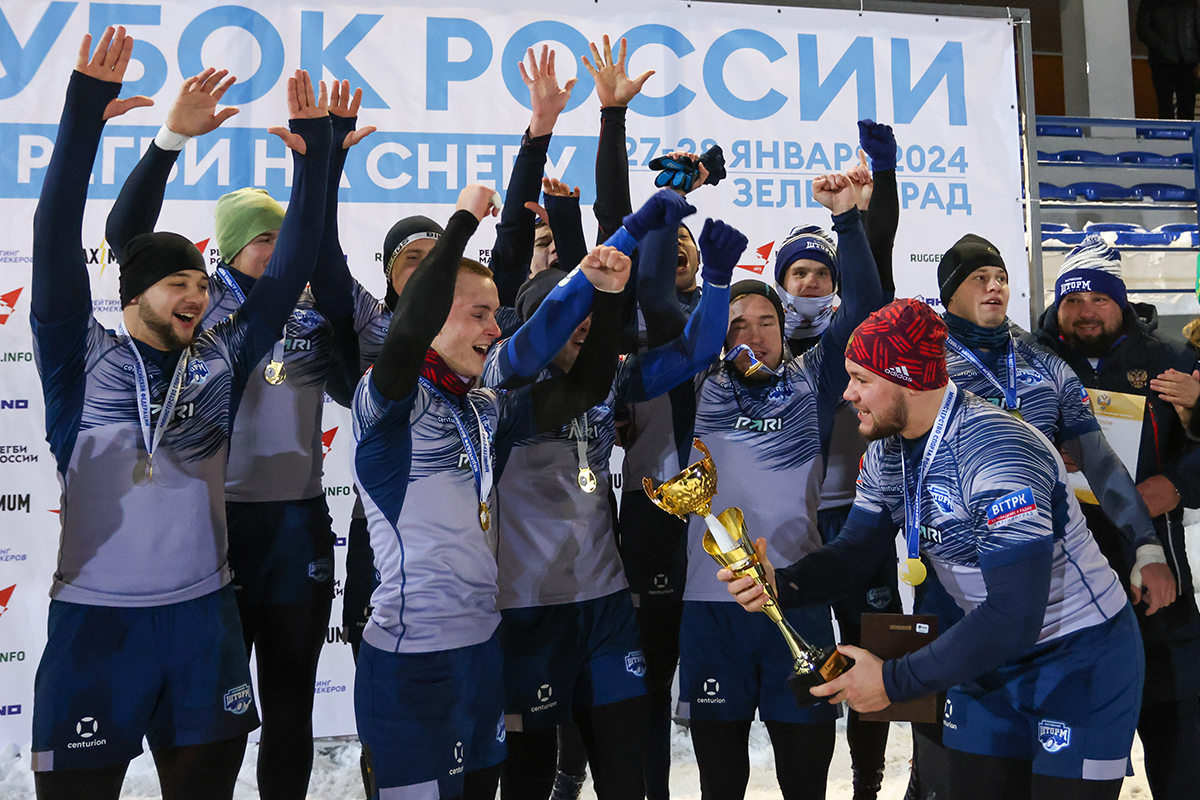 Знай наших: спортсмены из Калининграда впервые завоевали Кубок России по регби на снегу