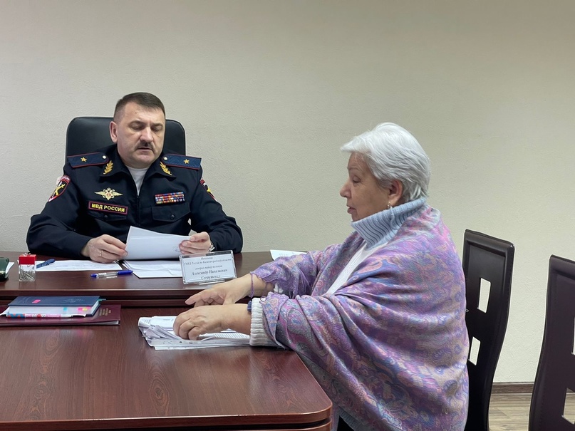 Глава регионального УМВД провёл личный приём жителей Калининградской области
