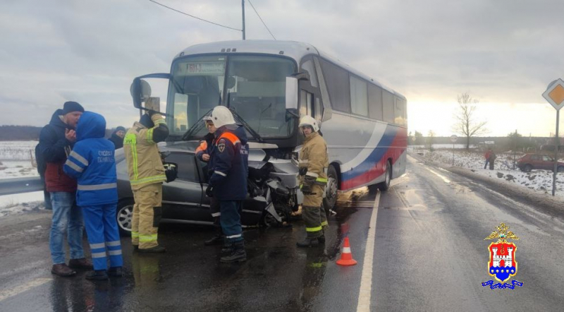Накануне в Калининградской области в ДТП попал пассажирский автобус