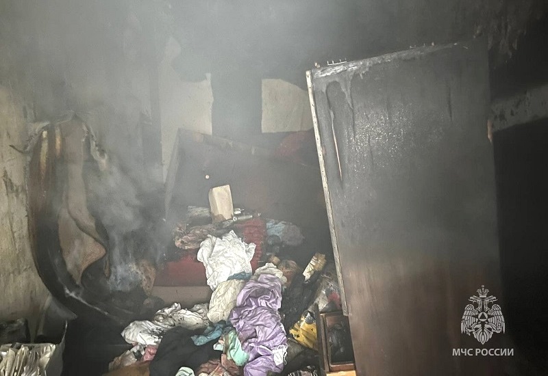 В Калининграде на улице Зоологической при пожаре погиб мужчина