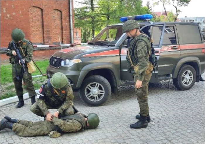 В Калининградской области с военной полицией Балтфлота проведена тренировка по антитеррору