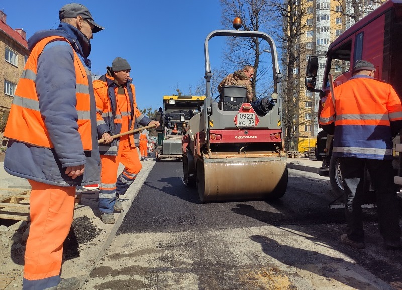 Хроника дорожных работ в Калининграде: вторая неделя апреля
