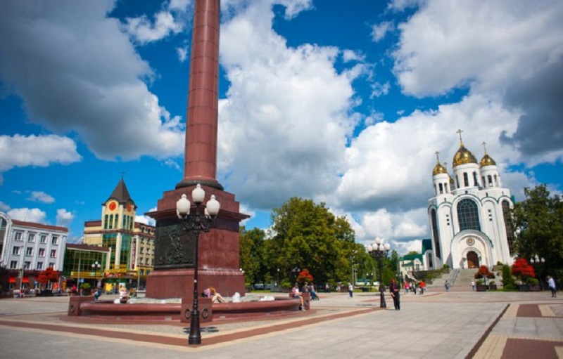 Площадь победы калининград фото