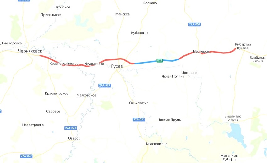 В Калининградской области на участке трассы А-229 начинается фрезерование слоев износа