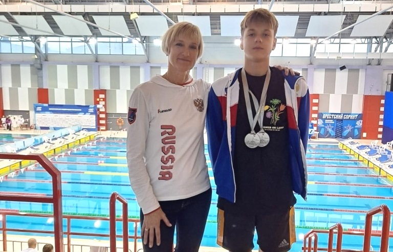 Юный пловец из Зеленоградска стал призером всероссийских соревнований