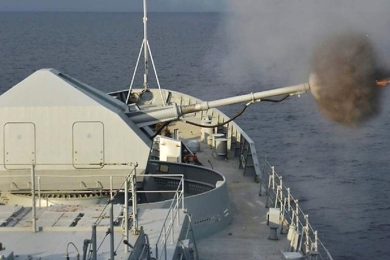 МРК «Наро-Фоминск» в ходе госиспытаний в Балтийском море выполнил артиллерийские стрельбы